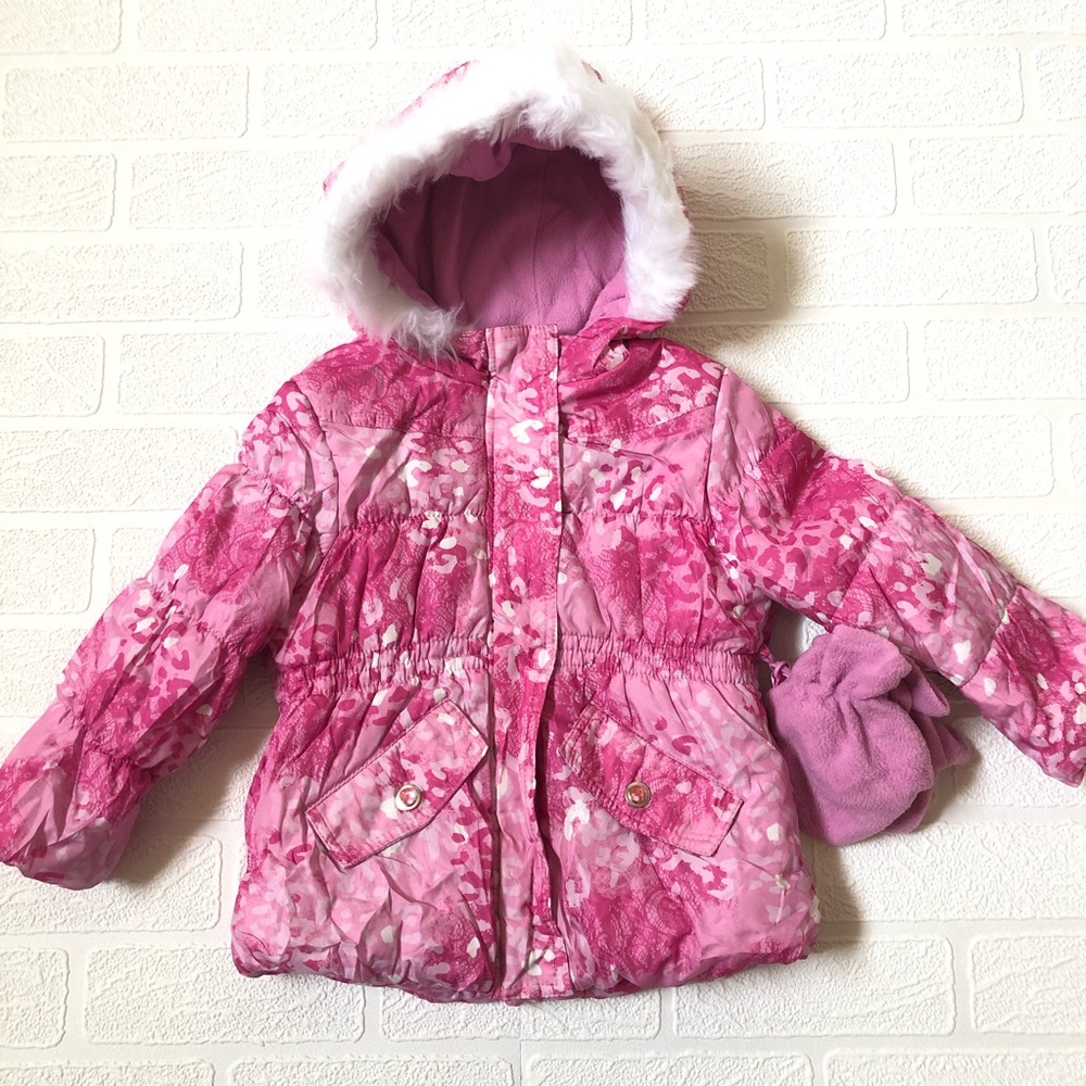 Rothschild Fleece Lined Hooded Coat w Mittens